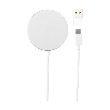 Logo trade promotional gifts picture of: Force MagSafe 10W Recycled Wireless Charger